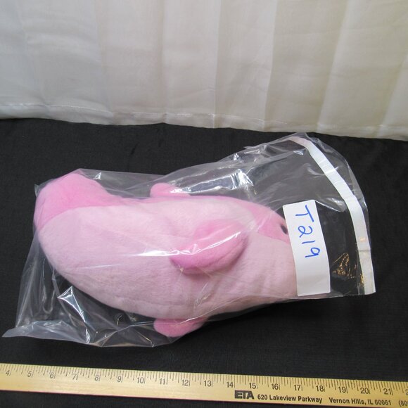 The Petting Zoo Pink Dolphin Plush Toy 17" Heart Gem Sea World 1994 Vintage - Picture 12 of 12